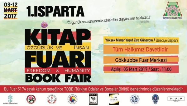 1. Isparta Kitap Fuarı